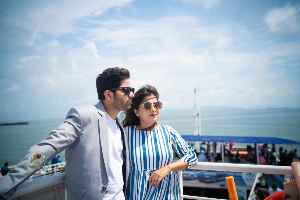 Best Pre-wedding Shoot at Cruise in Mumbai