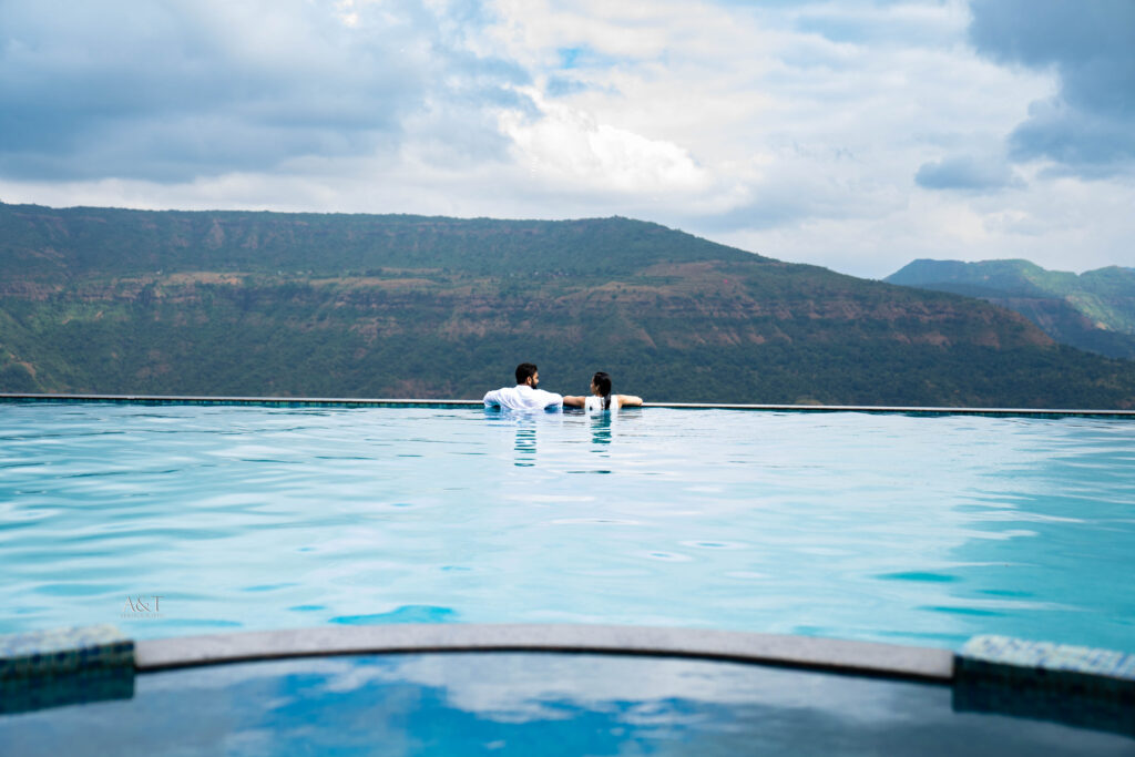 Pre-wedding Photoshoot ideas in Swimming pool