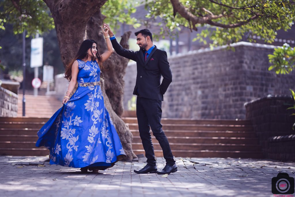 Twirling-Pre wedding idea-poses at Lavasa City-Pune-India