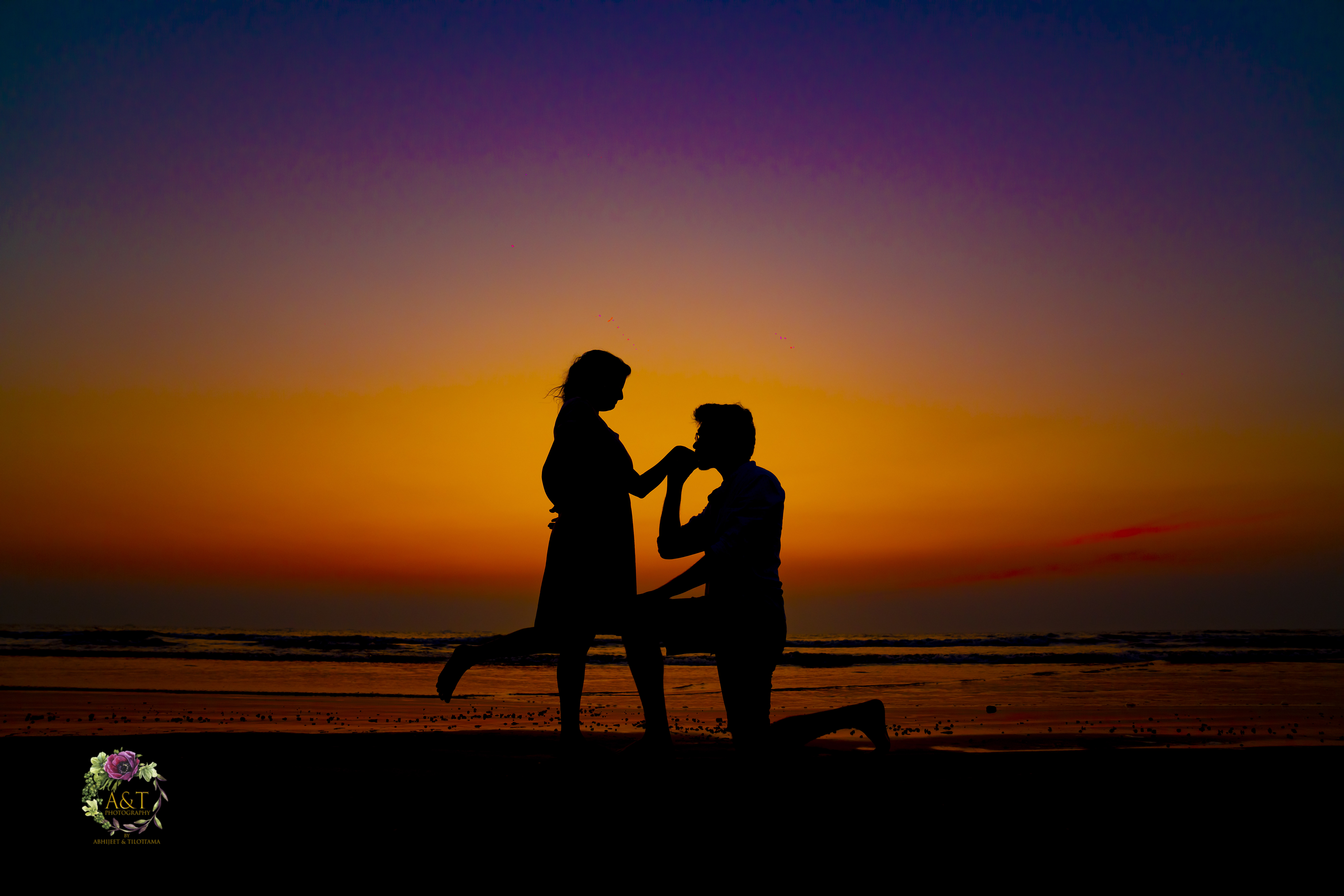 Silhouette Pre-wedding Photography|Best Photographer in Pune-India