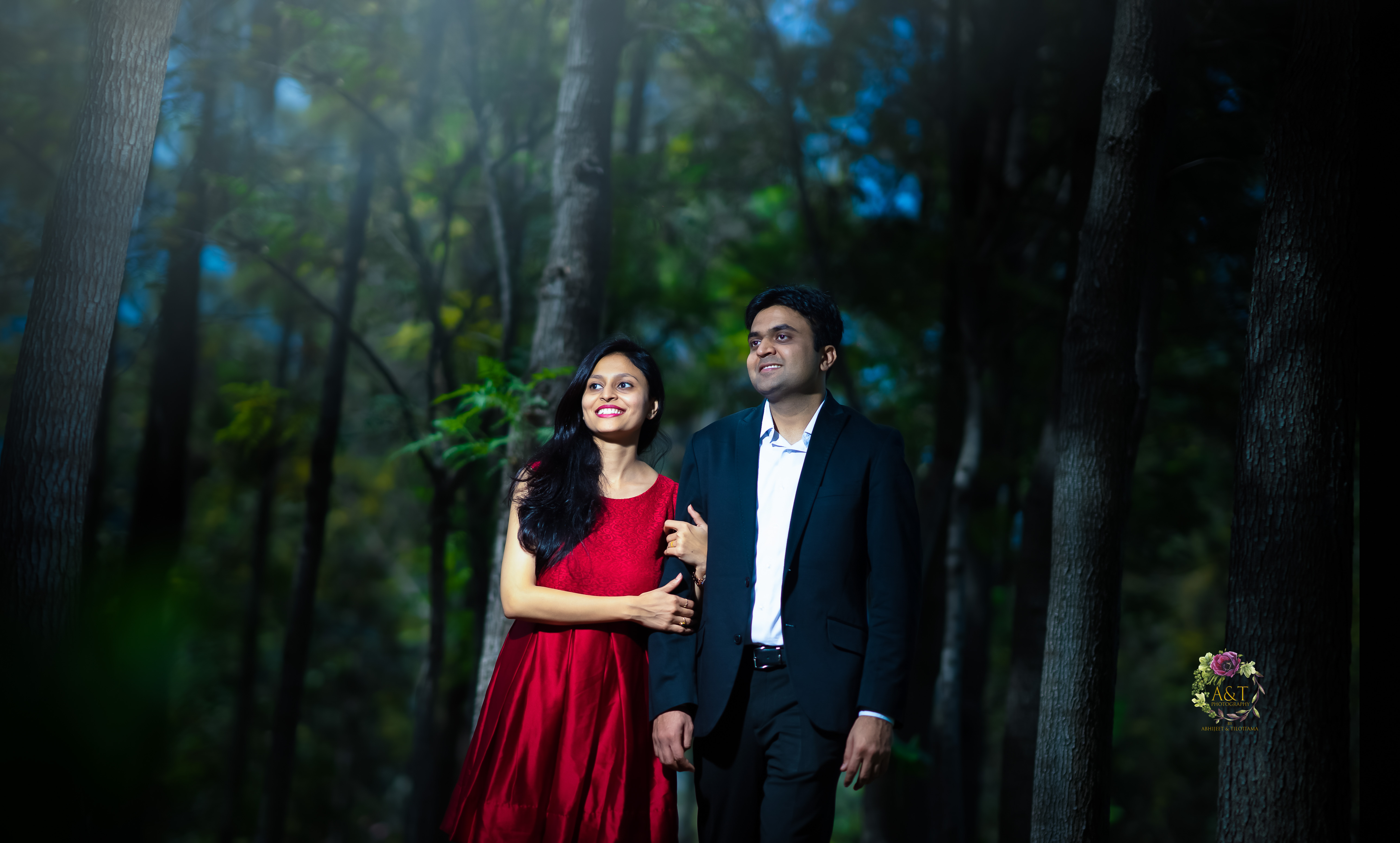 Priyanka & Swijal's Pre-wedding Photoshoot in Lush Green Aditi Garden at Pune