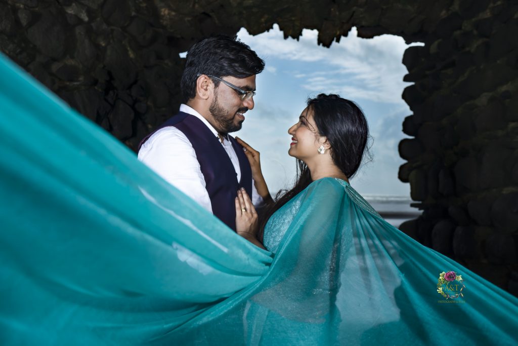 Intimate Prewedding Photoshoot of Umesh and Rajani by A&T Photography- Luxury Wedding Photographer in Pune