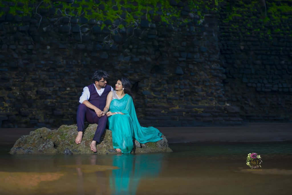Romantic Prewedding Photos of Rajani and Umesh captured by best pre-wedding photographer in Pune