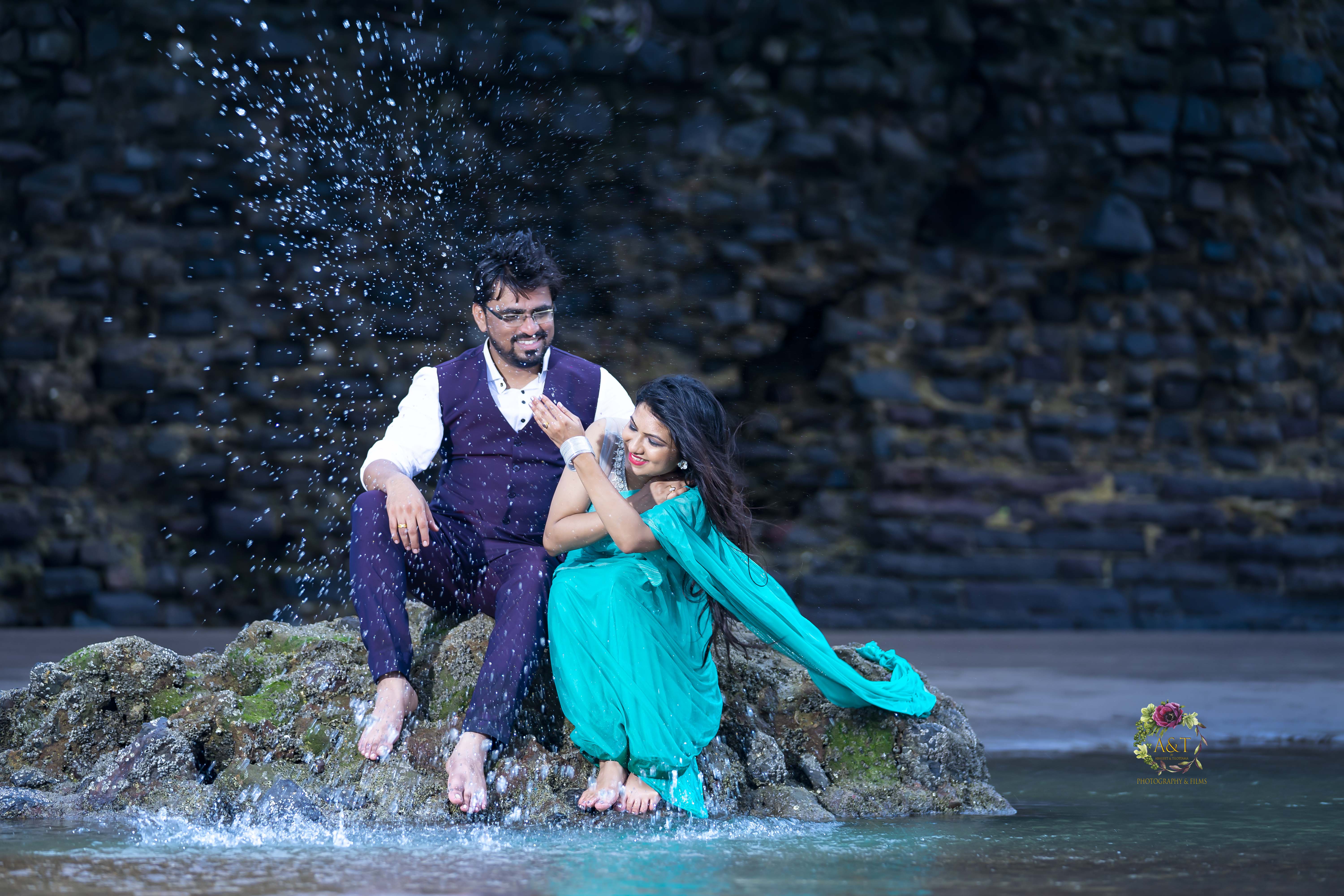 Unique Pre-wedding Poses by best wedding photographer in Pune from the Shoot of Dr Rajani and Dr Umesh