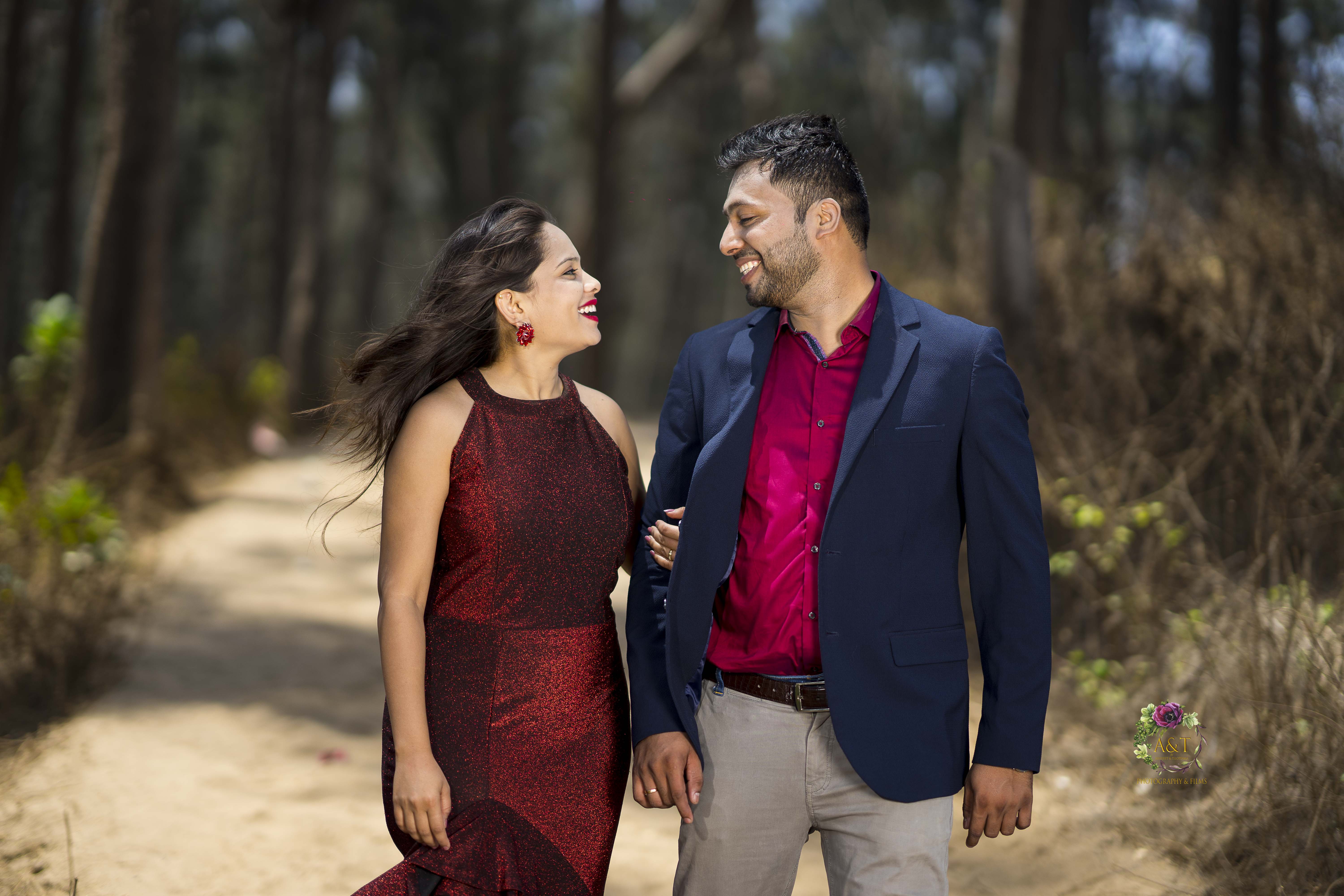 Pradip-Rupali28|Best Pre-wedding Poses for Forest Location