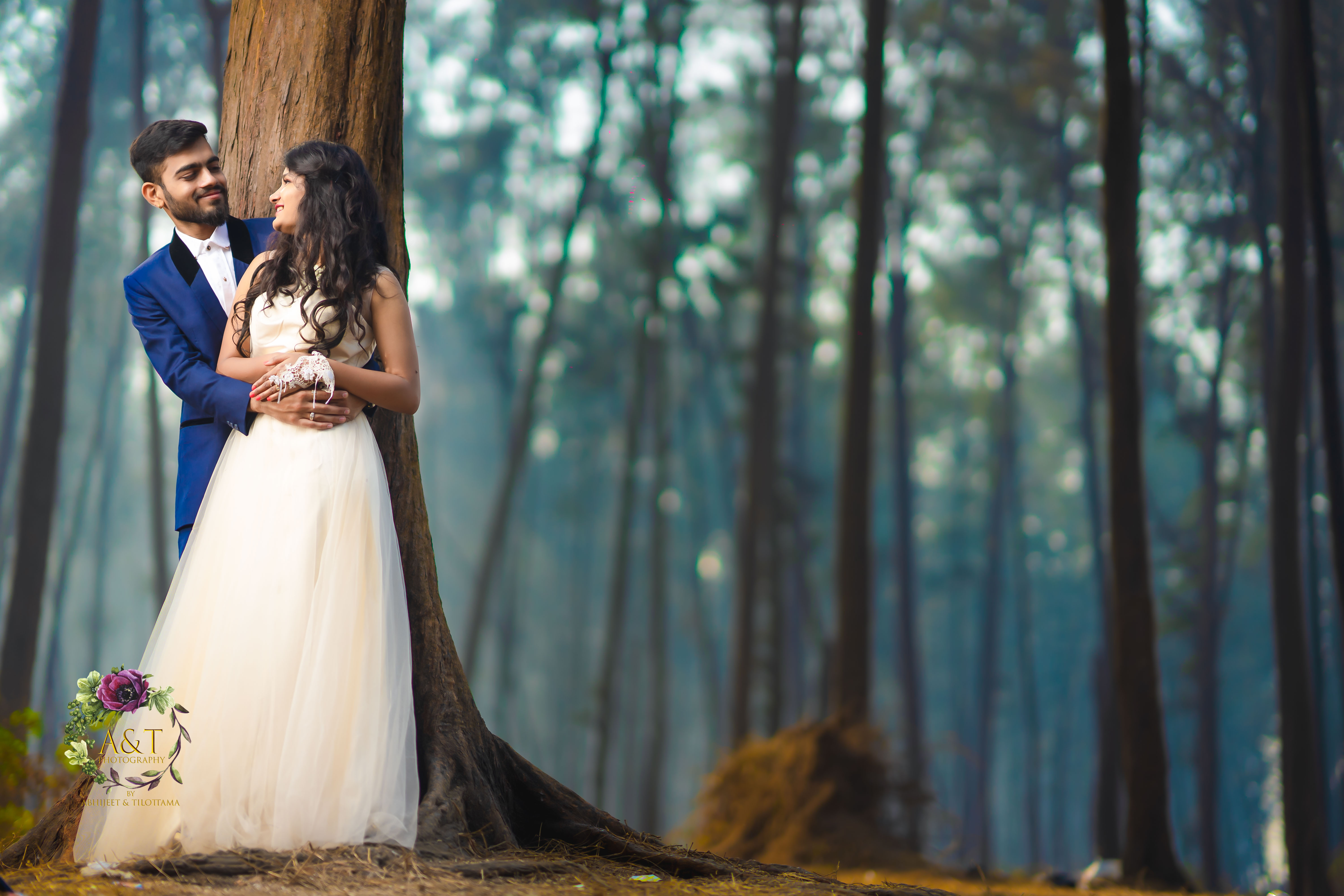 Dreamy Pre-wedding Picture from the Prewedding Photoshoot of Dharmik and Jinal at Alibaug