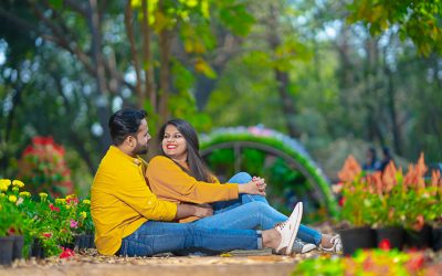 Meritorious Photoshoot of Abhishek & Aishwarya amidst the Sprawling Greenery of Empress Botanical Garden, Pune