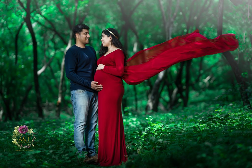 Kartiki & Aniket were welcoming this auspicious moment of their life through Maternity Photoshoot in Pune.