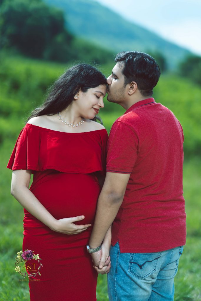 Aniket was revealing their unconditional love not only for his beloved but also for his unborn baby during the Maternity Photoshoot in Pune.