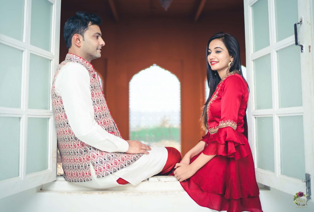 Virtual Happiness of Sourabh & Ankita during their Pre-Wedding Photoshoot.