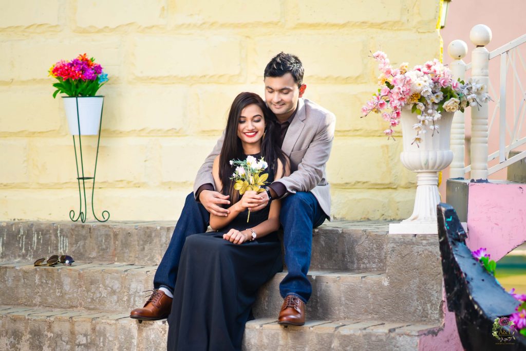The Best Proposal during Pre-Wedding Photoshoot of Sourabh & Ankita in Sets in the City. 