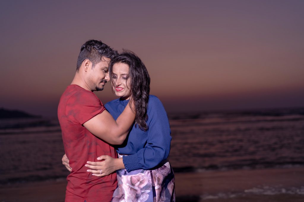 The exciting Pre-Wedding Photoshoot at the beach sites of Alibaug,Pune.