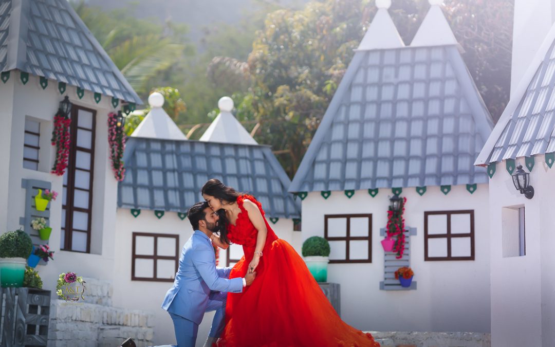 A&T Photography -Abhishek & Shivangi- Pre-Wedding Photoshoot in Snapcity Pune-Shivangi is kissing Abhishek on Head