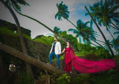 Amazing Costal Pre-wedding Shoot at Goa by best pre-wedding photographer