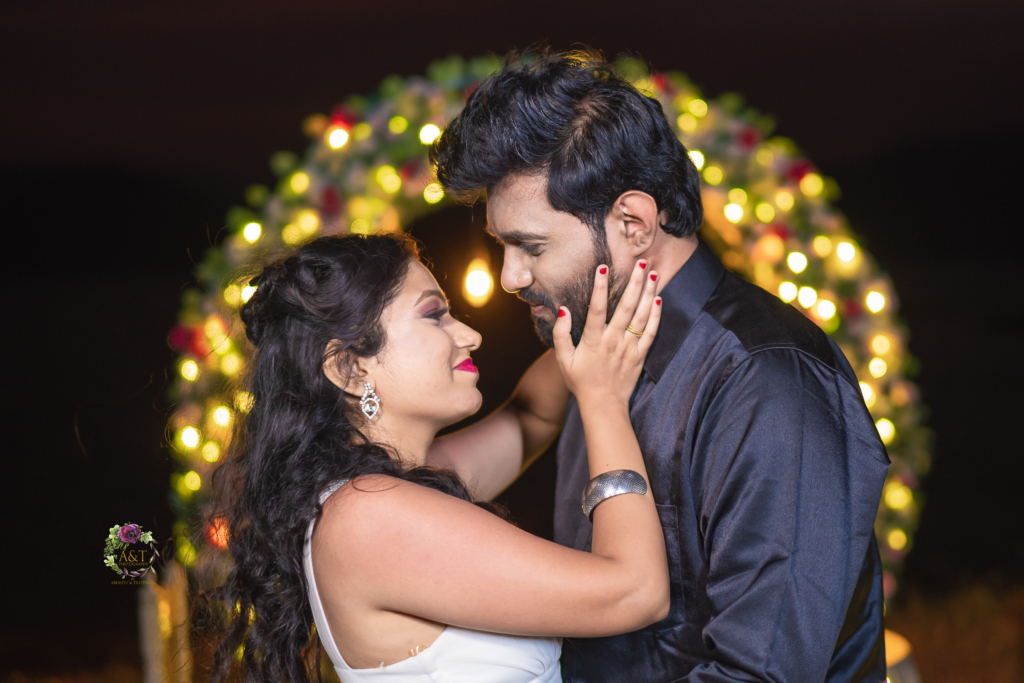 Romantic pre-wedding photograph captured by best pre-wedding photographer in Pune
