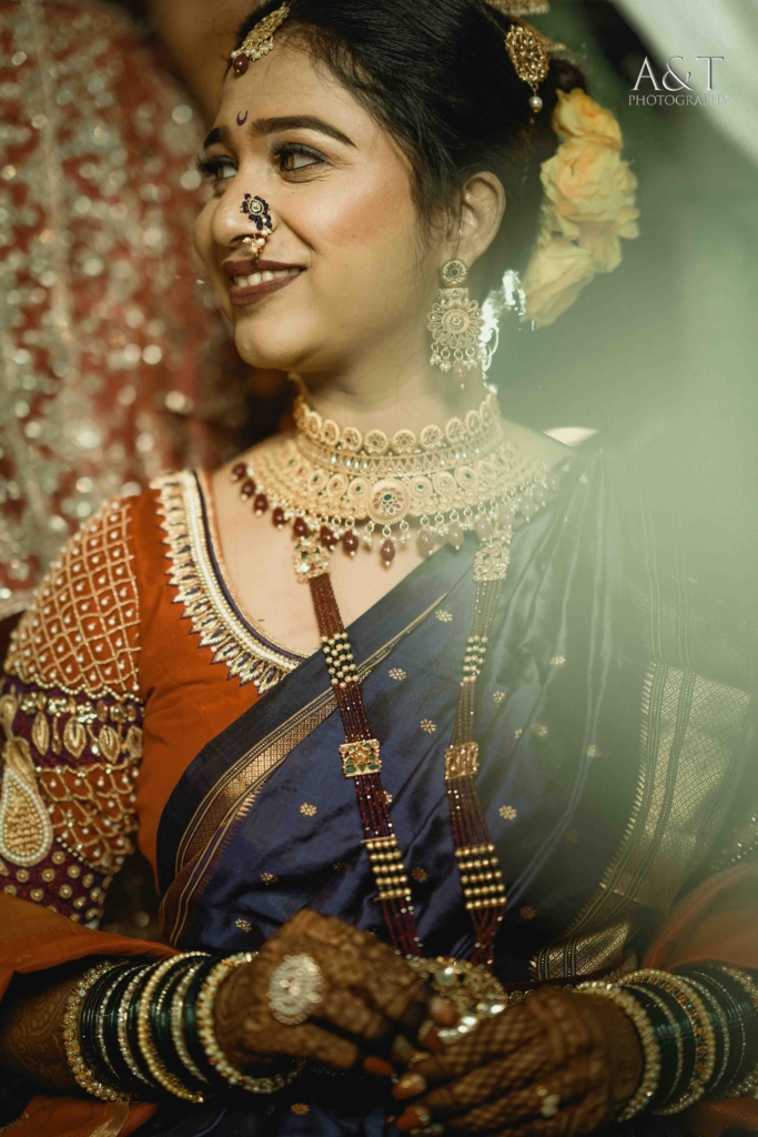 Beautiful photograph of bride from wedding in Pune