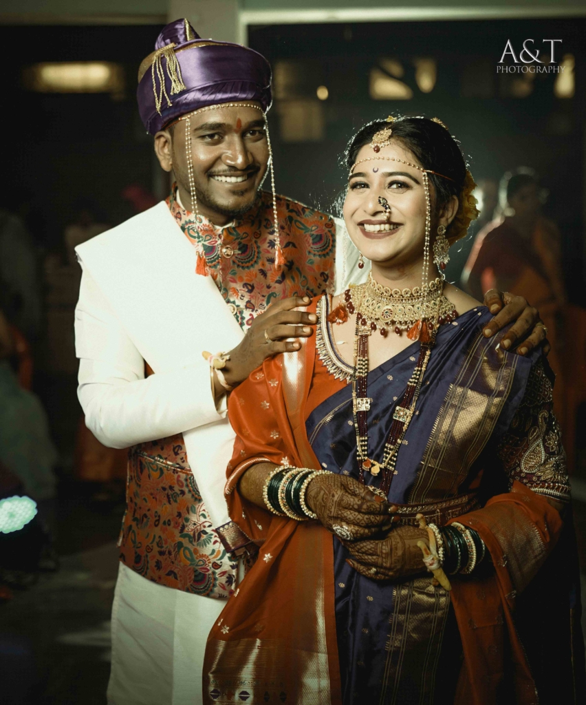 Saptpadi Ritual From Maharashtrain Wedding of Amol & Pranoti Captured by Best Wedding Photographer in Pune